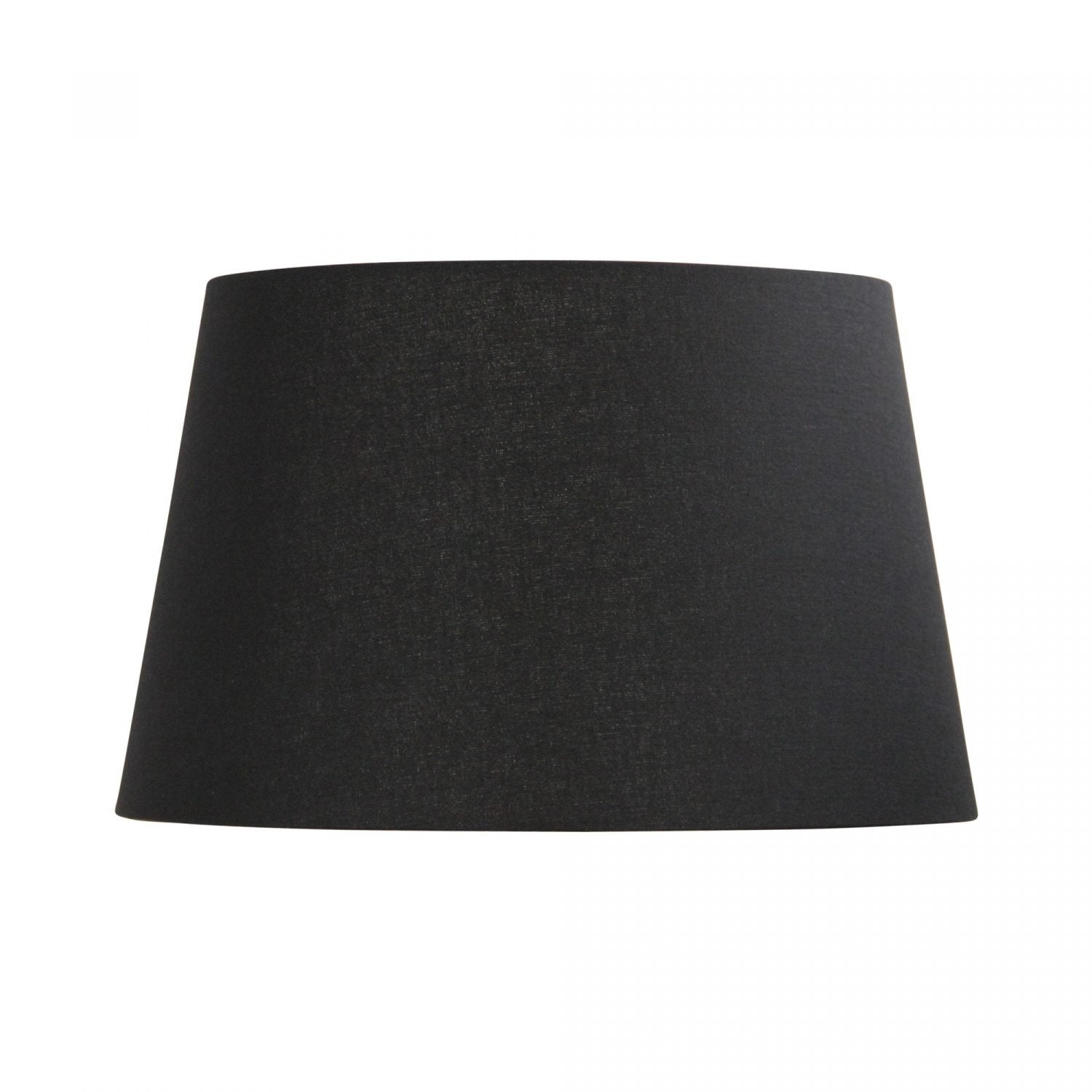 Buy Lamp Shades Australia 340-430-270mm / 17" Black Linen Hardback Shade E27 - OL91946