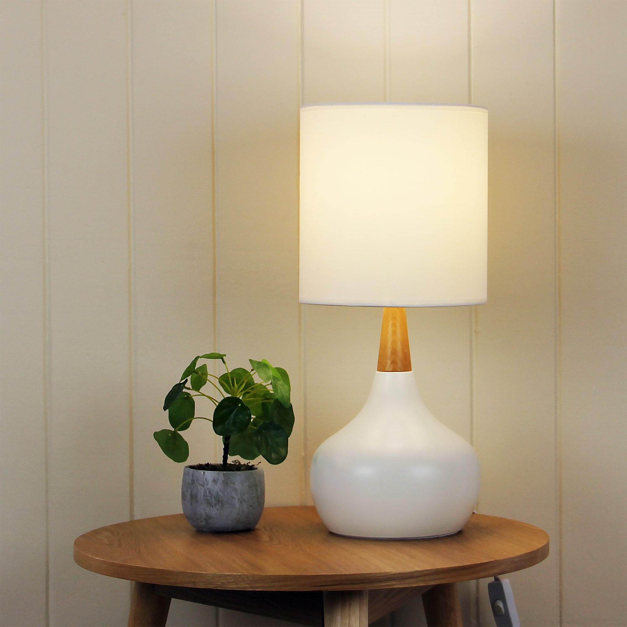 Buy Table Lamps Australia Pod 1 Light Touch Lamp White On-Off - OL93125WH