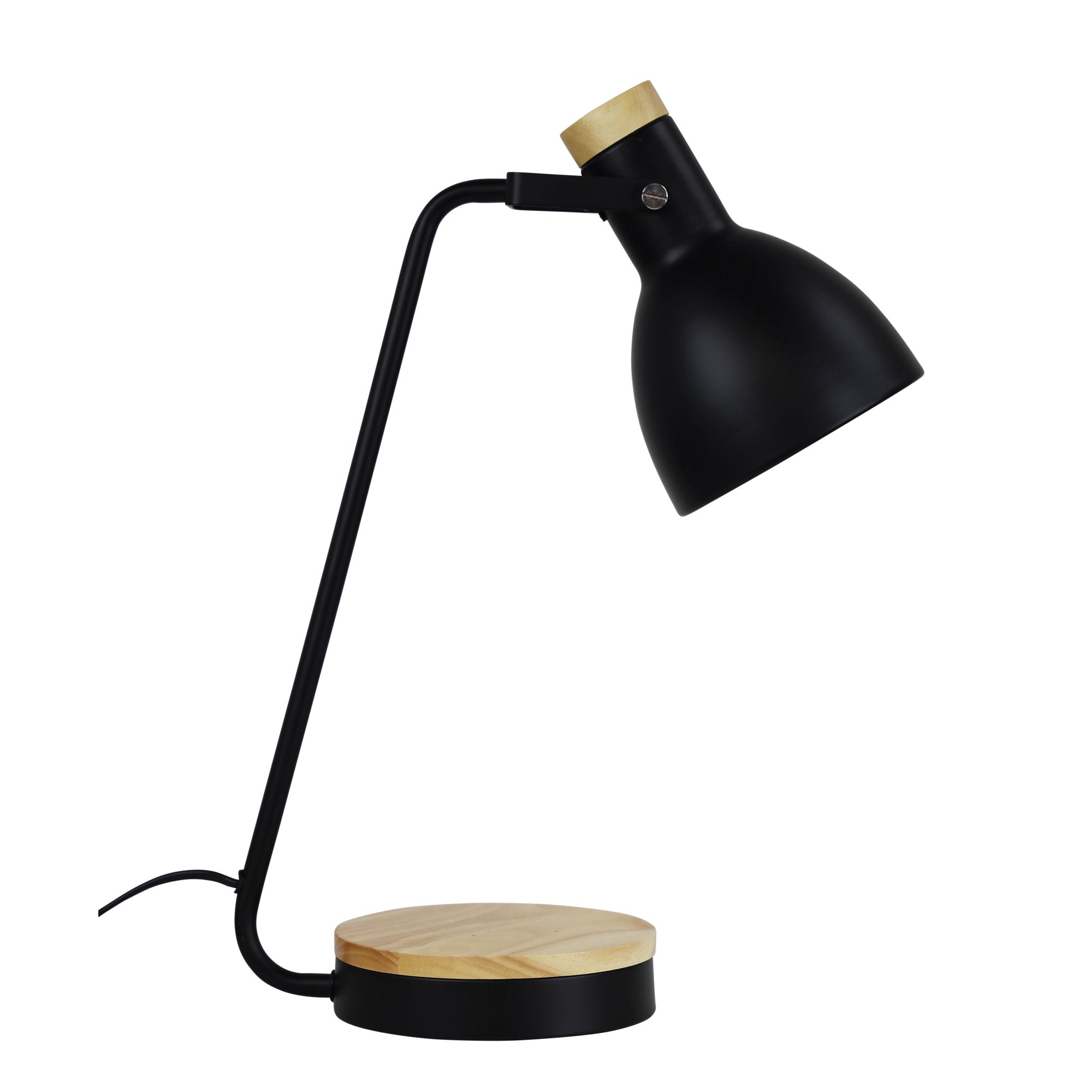 Buy Desk Lamps Australia Benny 1 Light Desk Lamp Black - OL93971BK