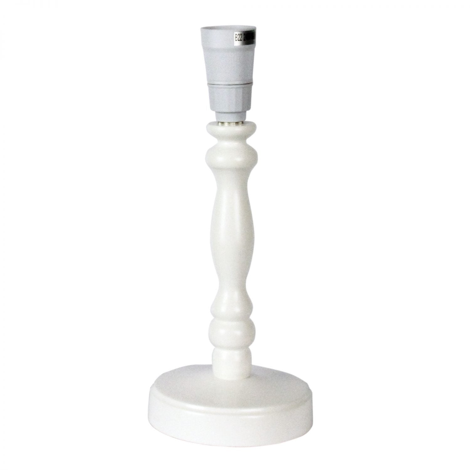 Rosalie 1 Light Table Lamp Base Only Small White - OL97962WH
