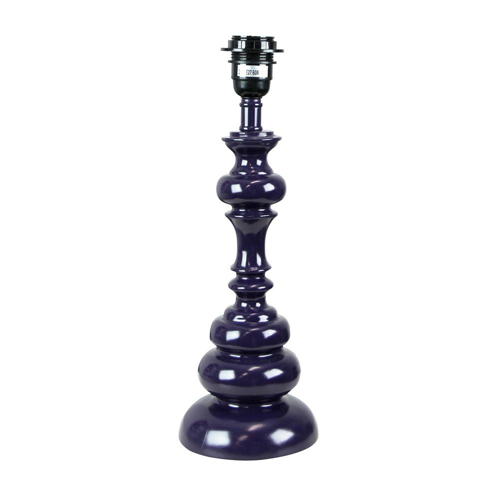 Brae 1 Light Table Lamp Base Only Gloss Purple - OL97981PU