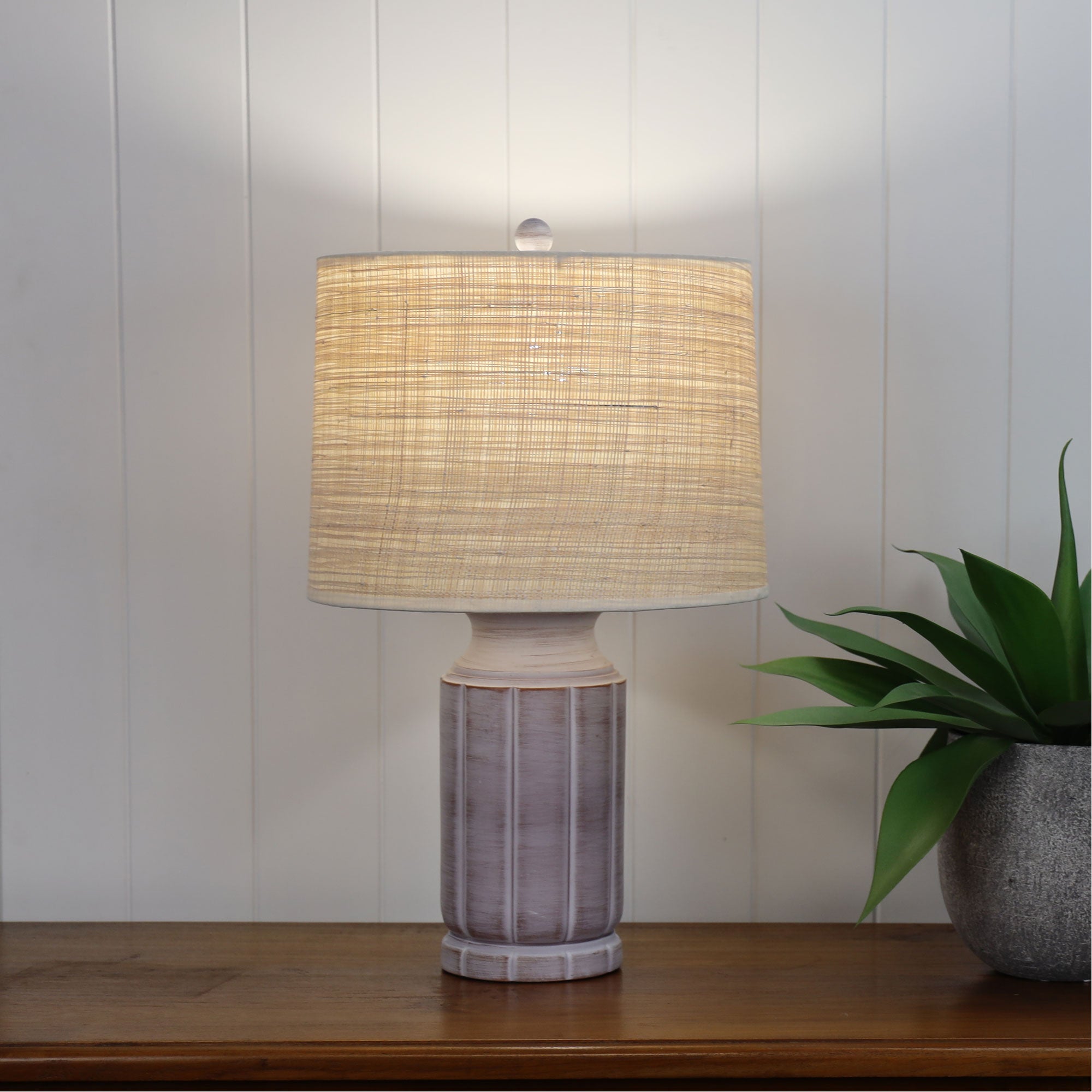 Buy Table Lamps Australia Stote Table Lamp Brown Resin - OL98890