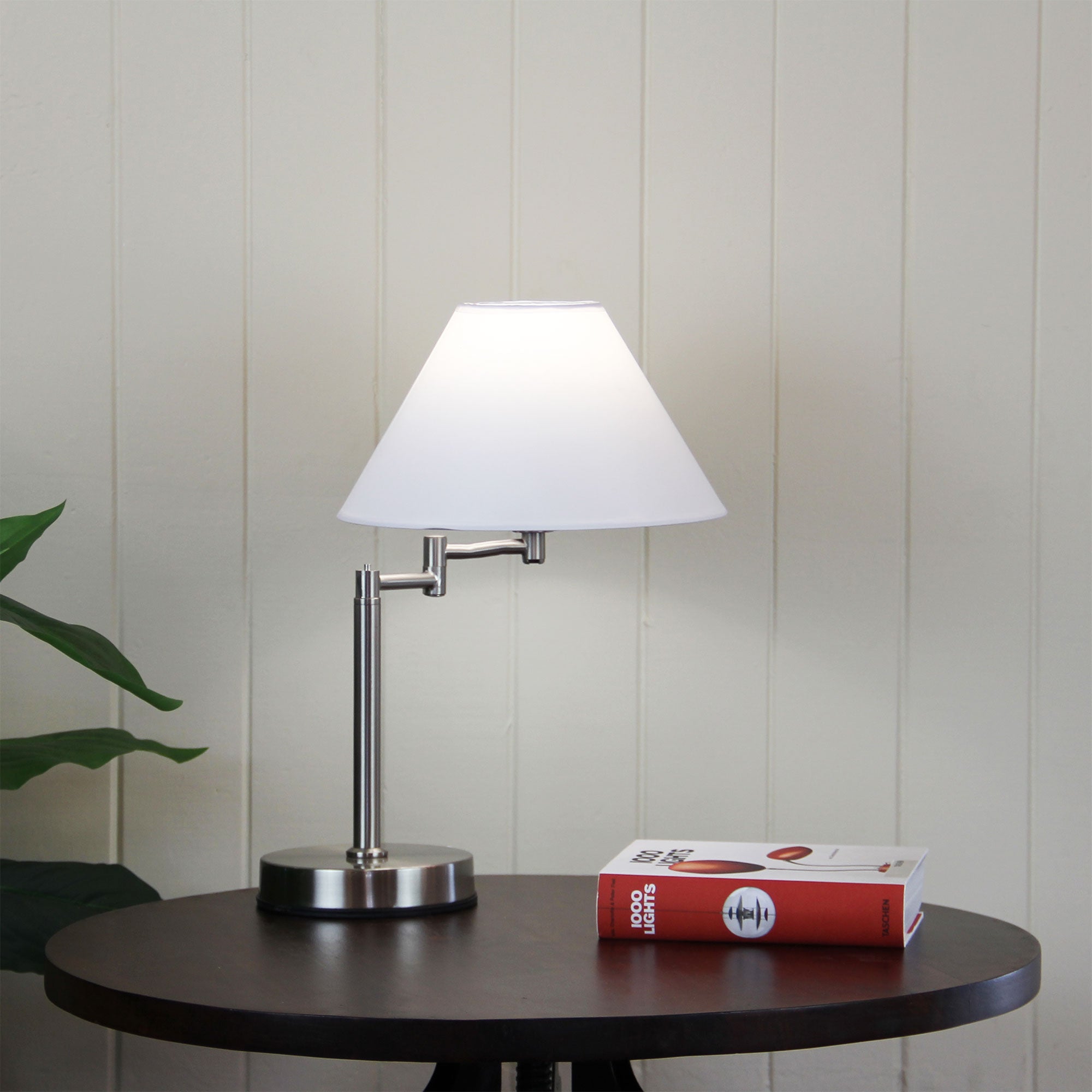 Zoe 1 Light Table Lamp Touch Brushed Chrome - OL99454BC