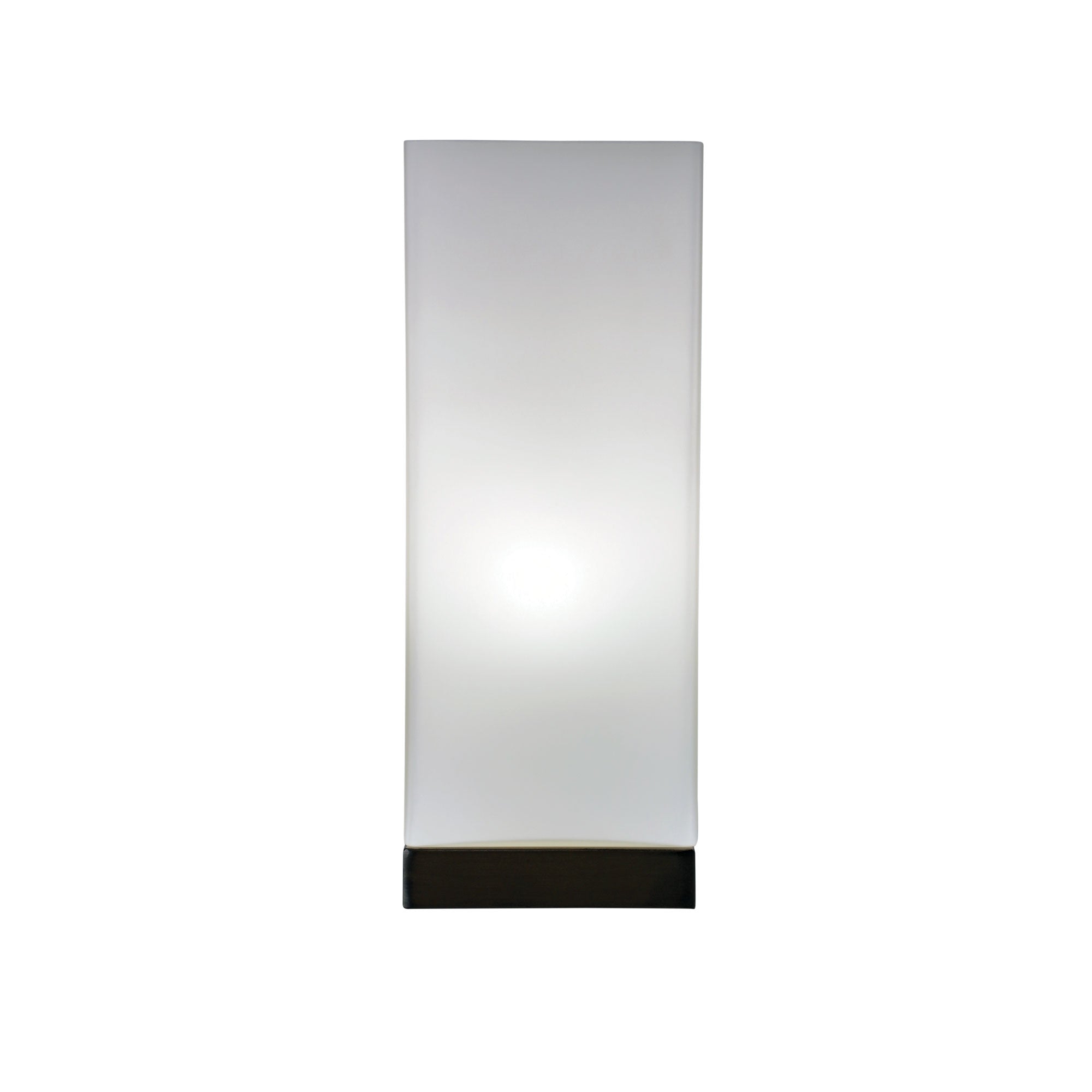 Paro 1 Light Touch Table Lamp Brushed Chrome & White - OL99486BC