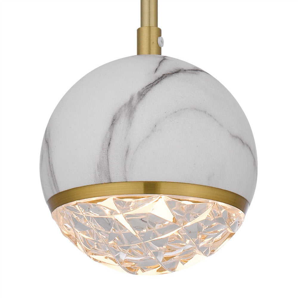 Oneta 5 Lights Pendant Lights White Iron - ONETA PE05-WHCL