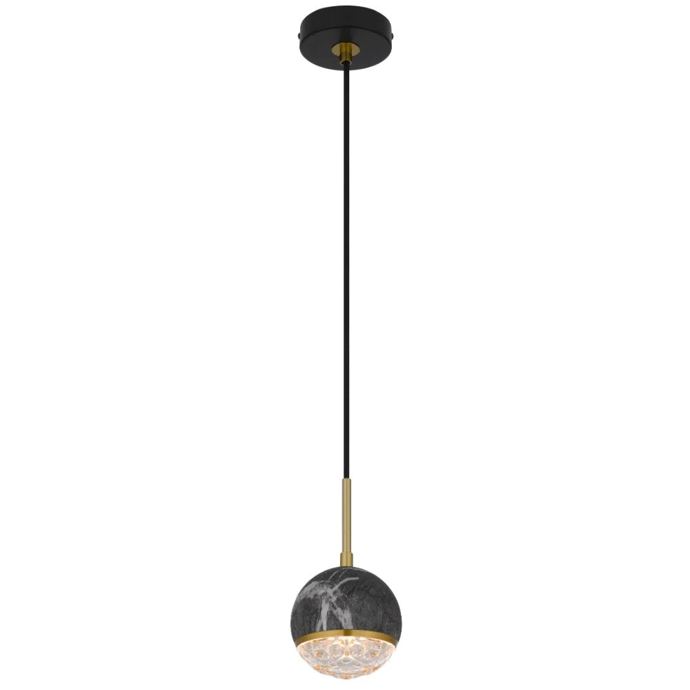 Oneta Pendant 1 Light Black Iron - ONETA PE01-BKCL