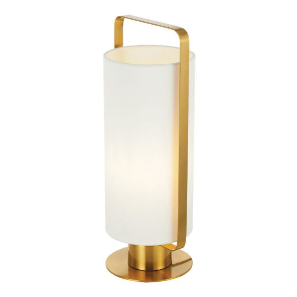 Orwel 1 Light Table Lamp Ivory, Antique Gold ORWEL TL-IVAG