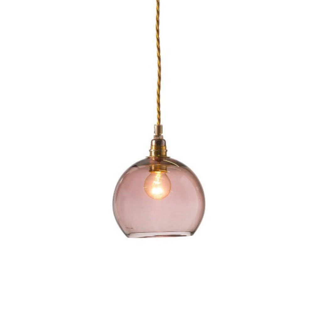 Buy Pendant Lights Australia Rowan Pendant Light W155mm Glass Matt Gold - LA1015