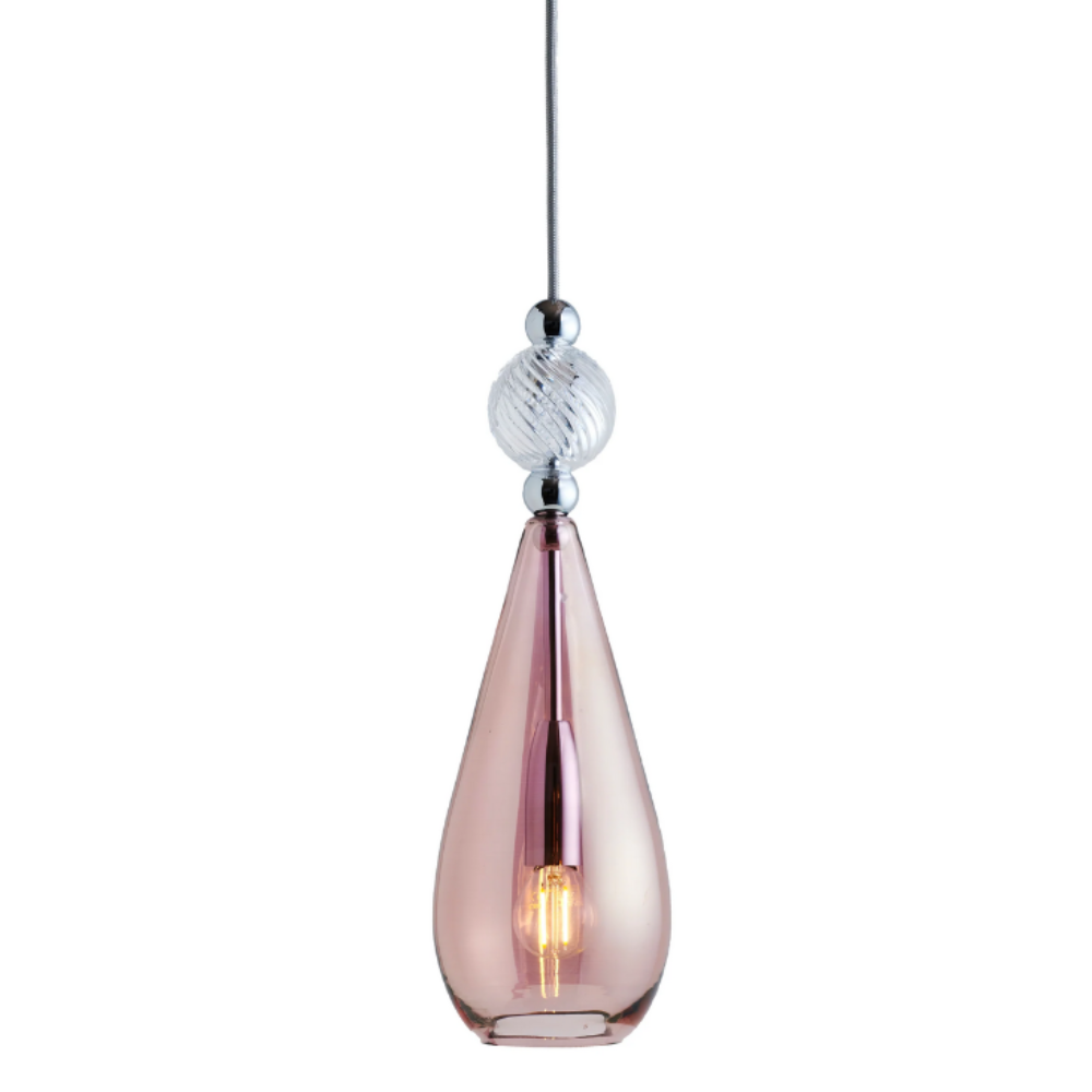 Buy Pendant Lights Australia Smykke Pendant Light W125mm Glass Swirl Ball - LA1011