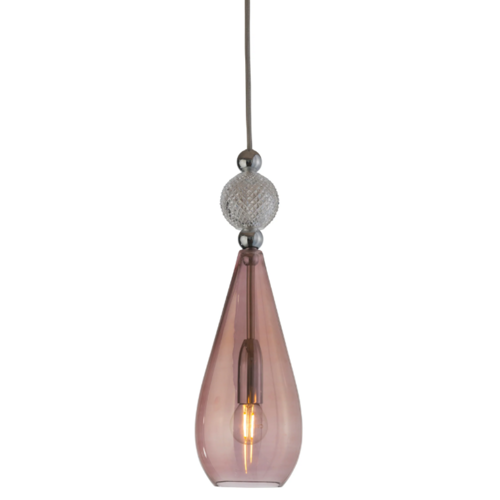 Buy Pendant Lights Australia Smykke Pendant Light W125mm Glass Check Ball - LA1011