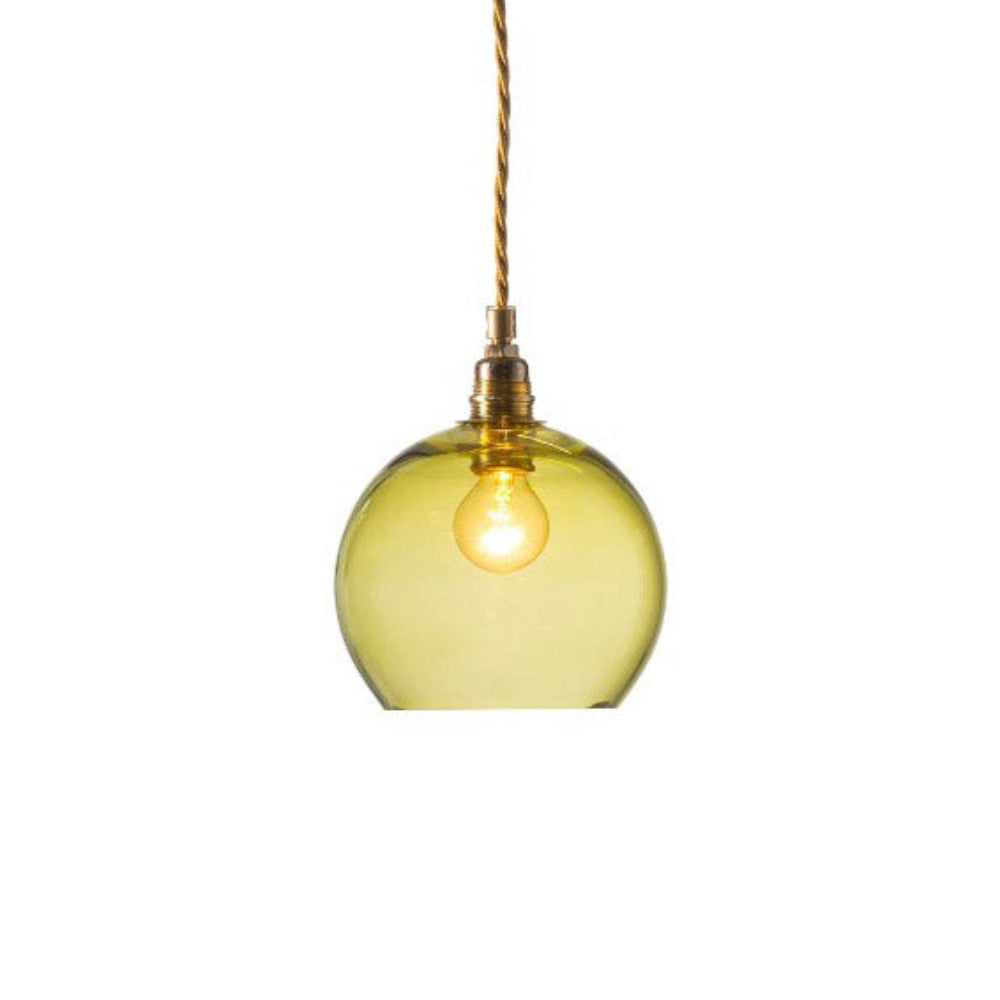 Buy Pendant Lights Australia Rowan Pendant Light W155mm Glass Matt Gold - LA1015