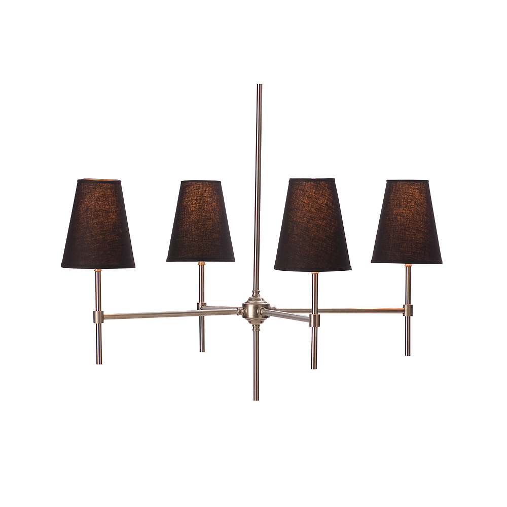Buy Pendant Lights Australia Murray Pendant Light Black linen - P6R3