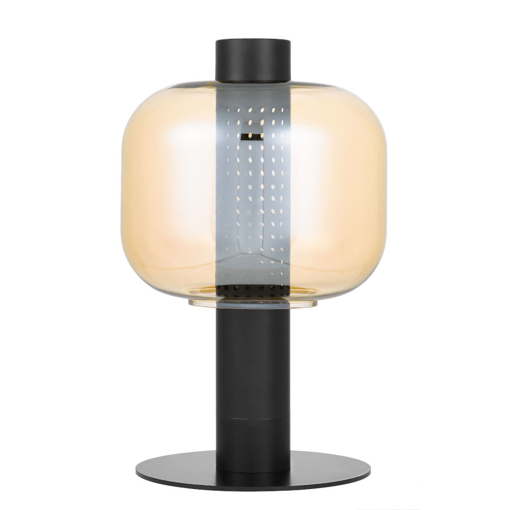 Buy Table Lamps Australia Parola 1 Light Table Lamp Black / Amber - PAROLA TL-BKAM