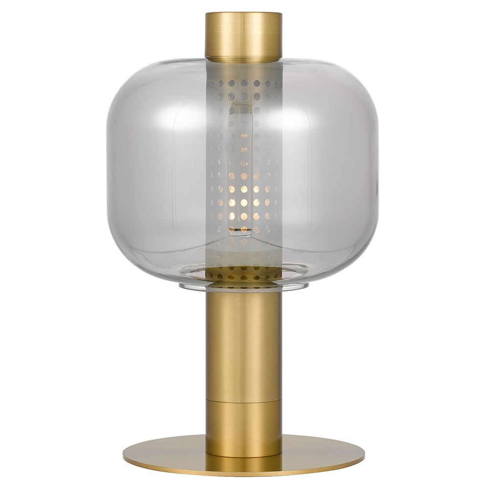 Buy Table Lamps Australia Parola 1 Light Table Lamp Gold / Smoke - PAROLA TL-GDSM