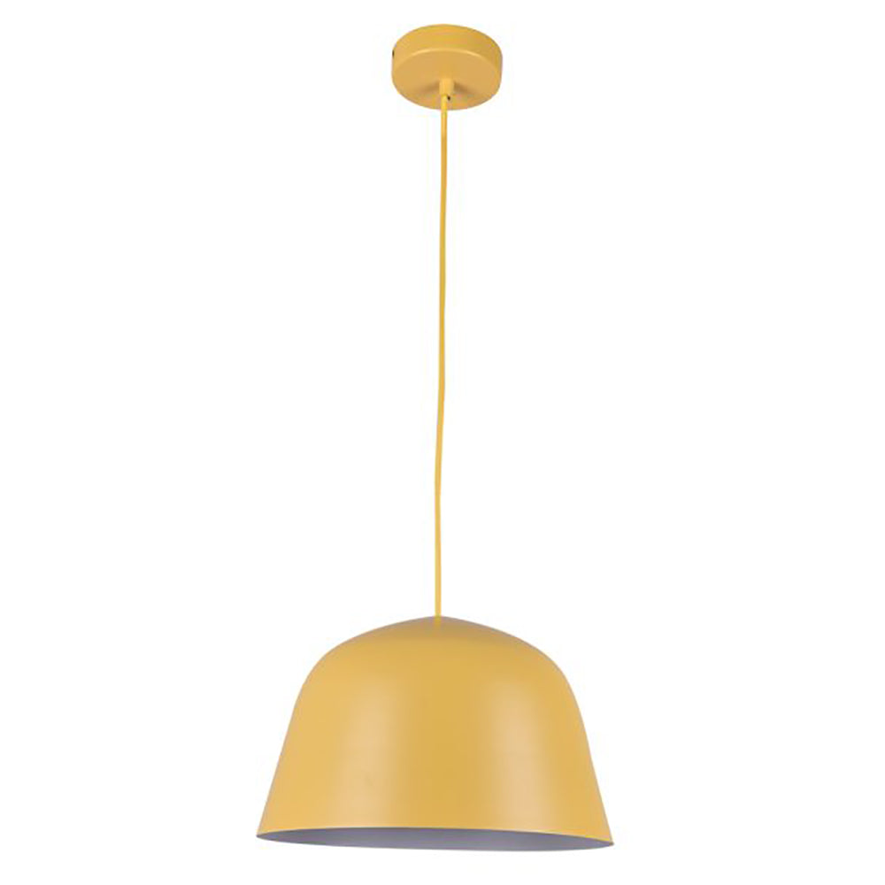 Buy Pendant Lights Australia Pastel Pendant Light Matte Yello Iron - PASTEL07A