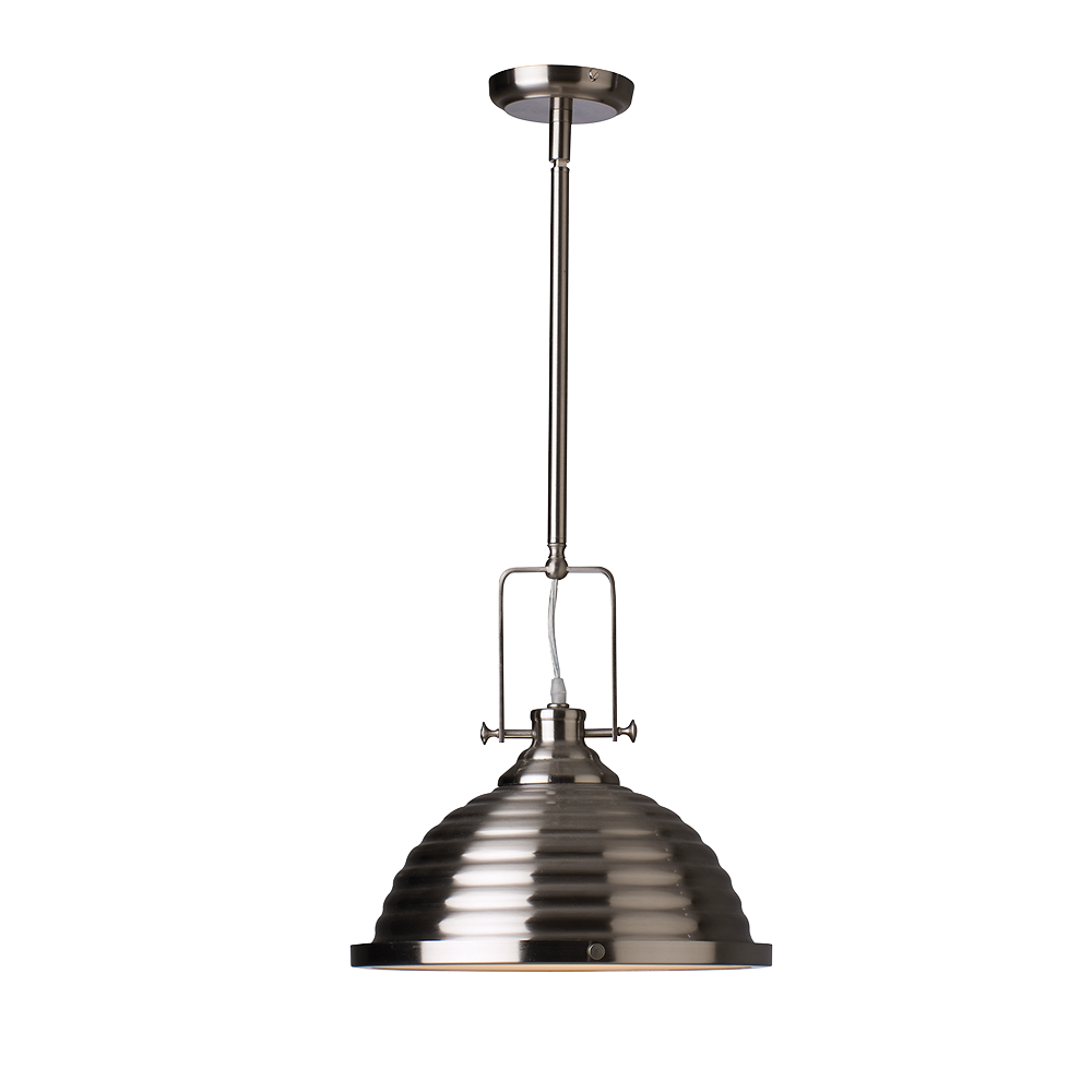Pendant Light W350mm Satin Nickel Frosted Glass - PD2199-SN