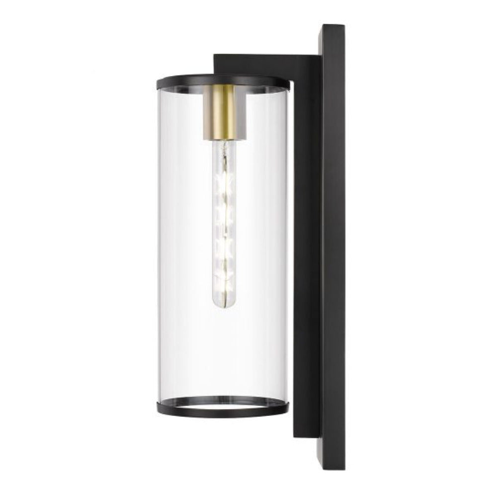 Buy Wall Sconce Australia Perova 1 Light Large Wall Light Black - PEROVA EX50-BK