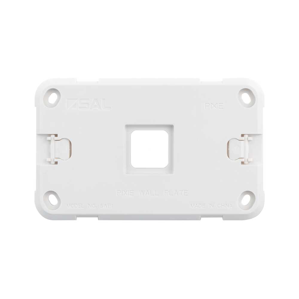 Buy Accessories & More Australia Pixie Smart Wall Plate White Polycarbonate 1 Gang Configurations - SWP1