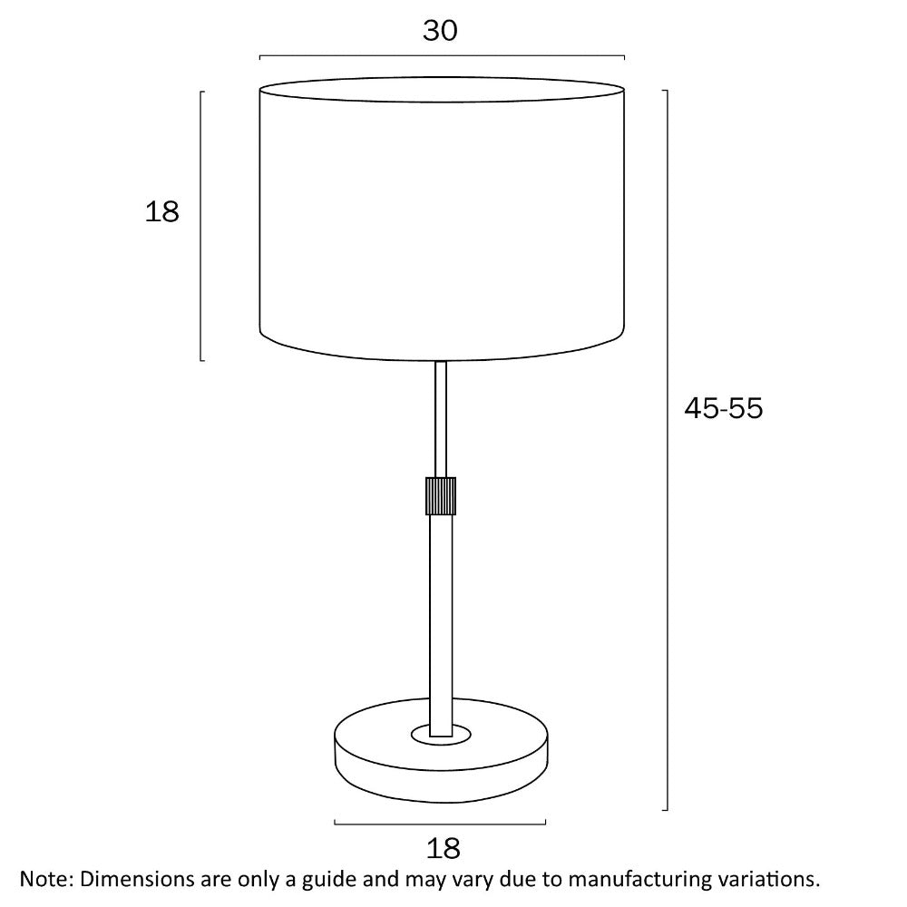 Buy Table Lamps Australia Placin Table Lamp Antique Gold Iron White Marble - PLACIN TL-AGIV