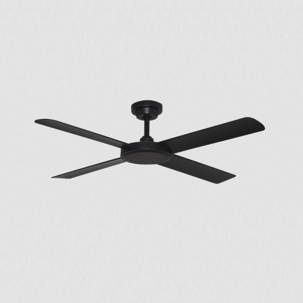 Buy DC Ceiling Fans Australia Pinnacle V2 DC Ceiling Fan 52" Matt Black ABS Polymer Blade - P2201