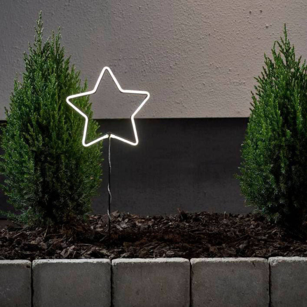 Buy Christmas Lights Australia XMAS Neonstar Black Stake Neutral White - 411177