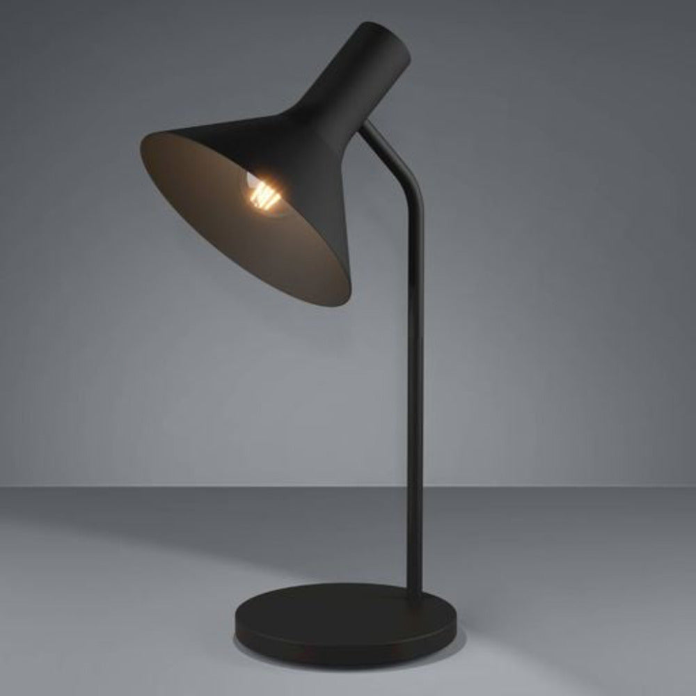 Buy Table Lamps Australia MORESCANA Table Lamp 1 Light Black Steel - 390221N