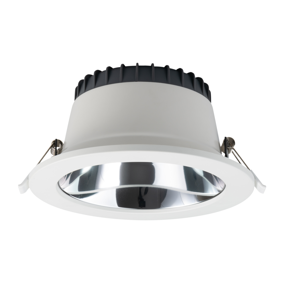 Buy Recessed LED Downlights Australia Penmark Recessed LED Downlight W114mm 80° White Aluminium TRI Colour - S9081D10TC/WH