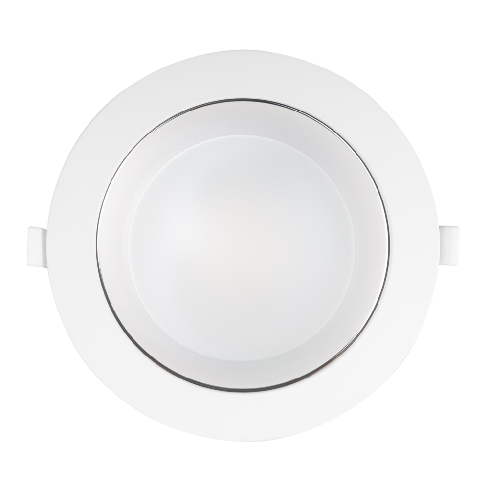 Buy Recessed LED Downlights Australia Penmark Recessed LED Downlight W114mm 80° White Aluminium TRI Colour - S9081D10TC/WH