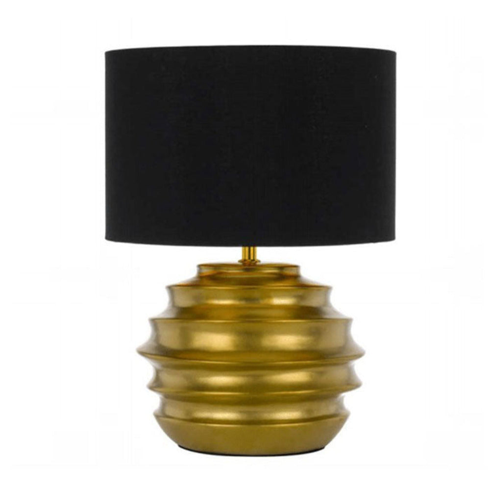 Buy Table Lamps Australia Aras Table Lamp Ceramic/Gold - ARAS TL-GDBK