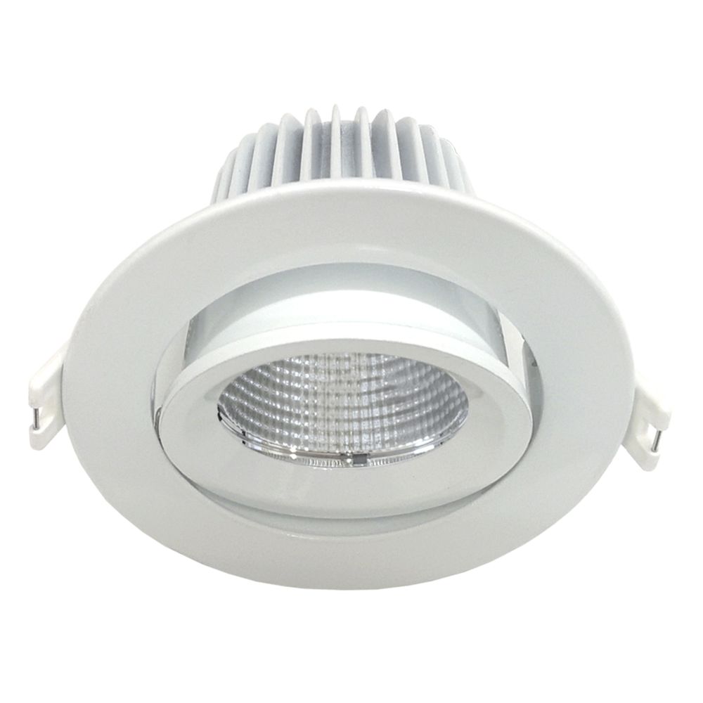 Buy Recessed LED Downlights Australia Ecostar Recessed LED Downlight 9W White Aluminium 3 CCT - S9046TC/WH