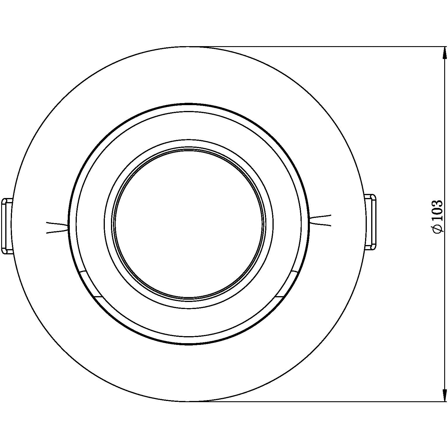 Buy Recessed LED Downlights Australia Ecostar II Recessed LED Downlight 10W White Aluminium 3 CCT - S9146TC2WH