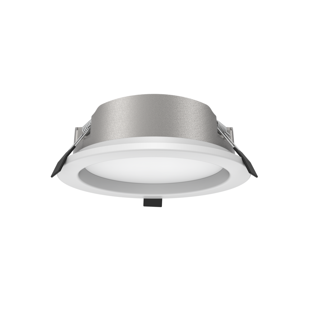 EXMOUTH S9522TC Recessed LED Round Shop Light Silver 15W/22W TRI Colour - S9522TC SL