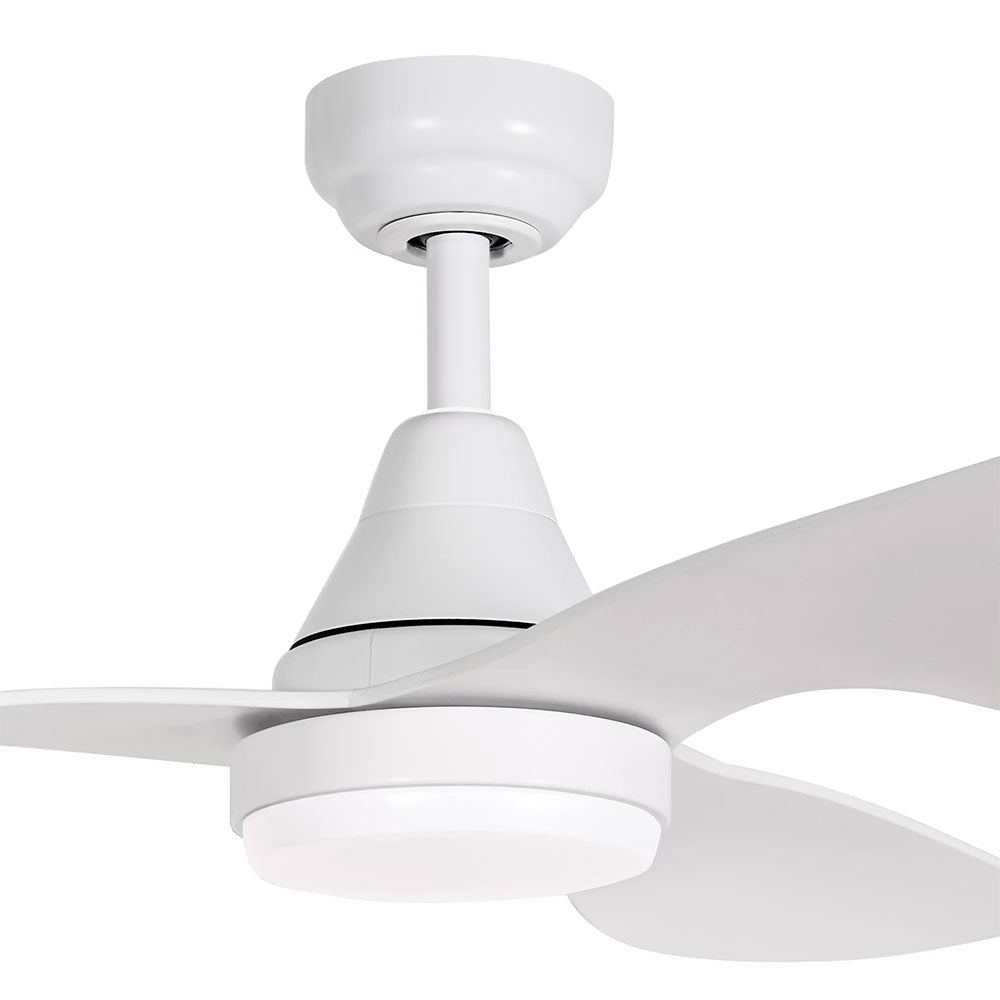 Buy DC Ceiling Fans With Light Australia Simplicity DC Ceiling Fan 45" LED Light Matte White - SIM45MWLED