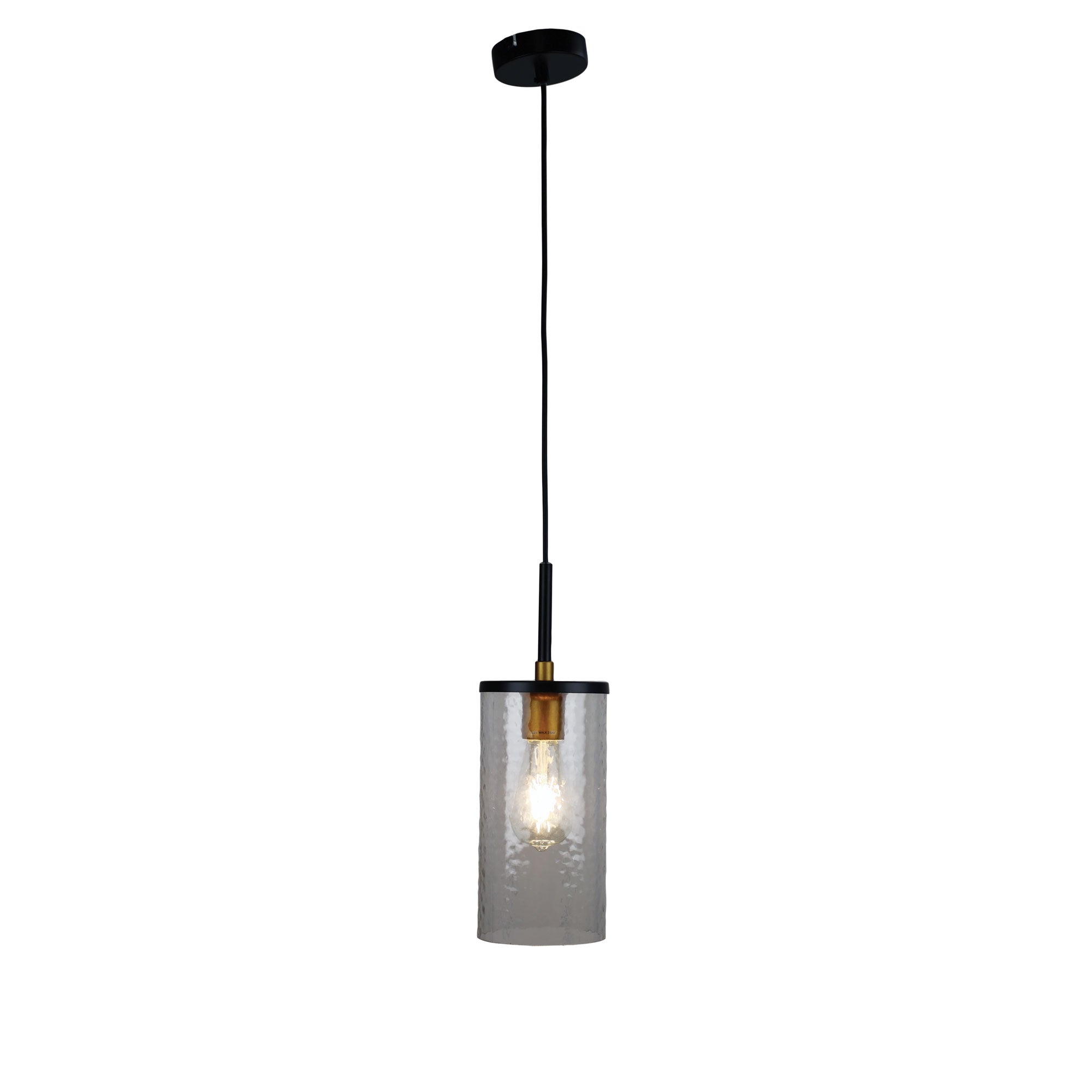 Buy Pendant Lights Australia Raymont 1 Light Pendant Matt Black - SL63401BK