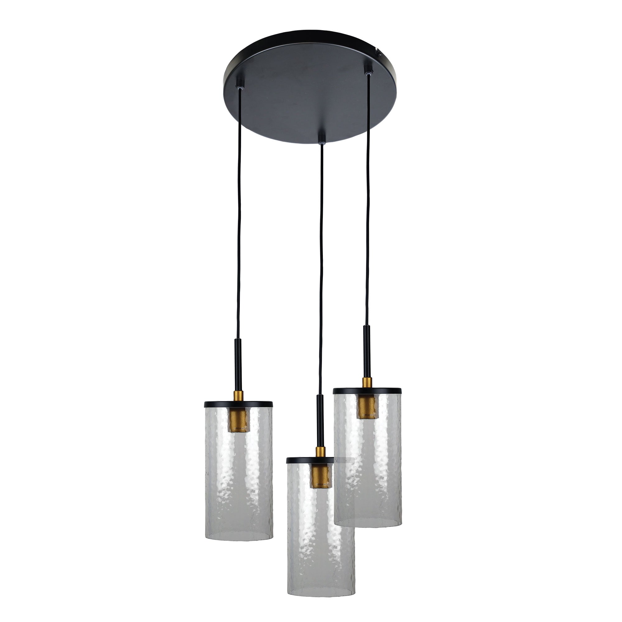 Buy Cluster Pendants Australia Raymont 3 Light Dropper Matt Black - SL63403BK