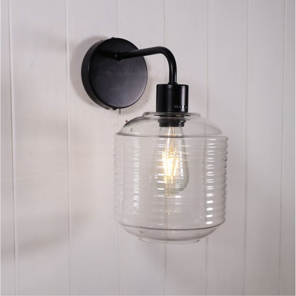 Marconi Wall Sconce Light Clear Glass - SL63531CL