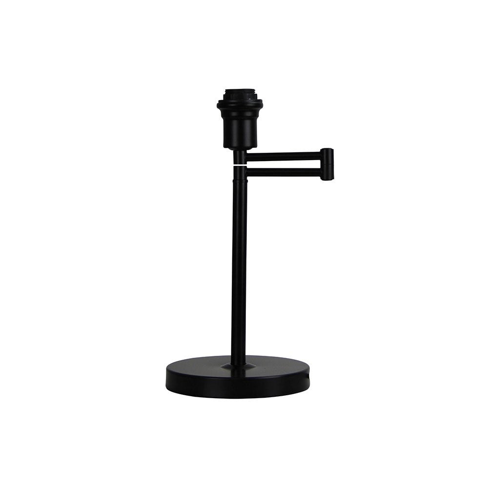 Buy Table Lamps Australia Kingston 1 Light Table Lamp Swing Arm Base Black - SL91311BK