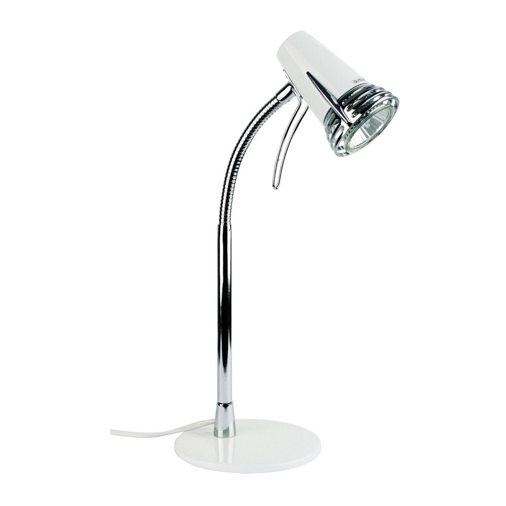 Buy Desk Lamps Australia Scoot LED Desk Lamp White & Chrome - SL92997WH