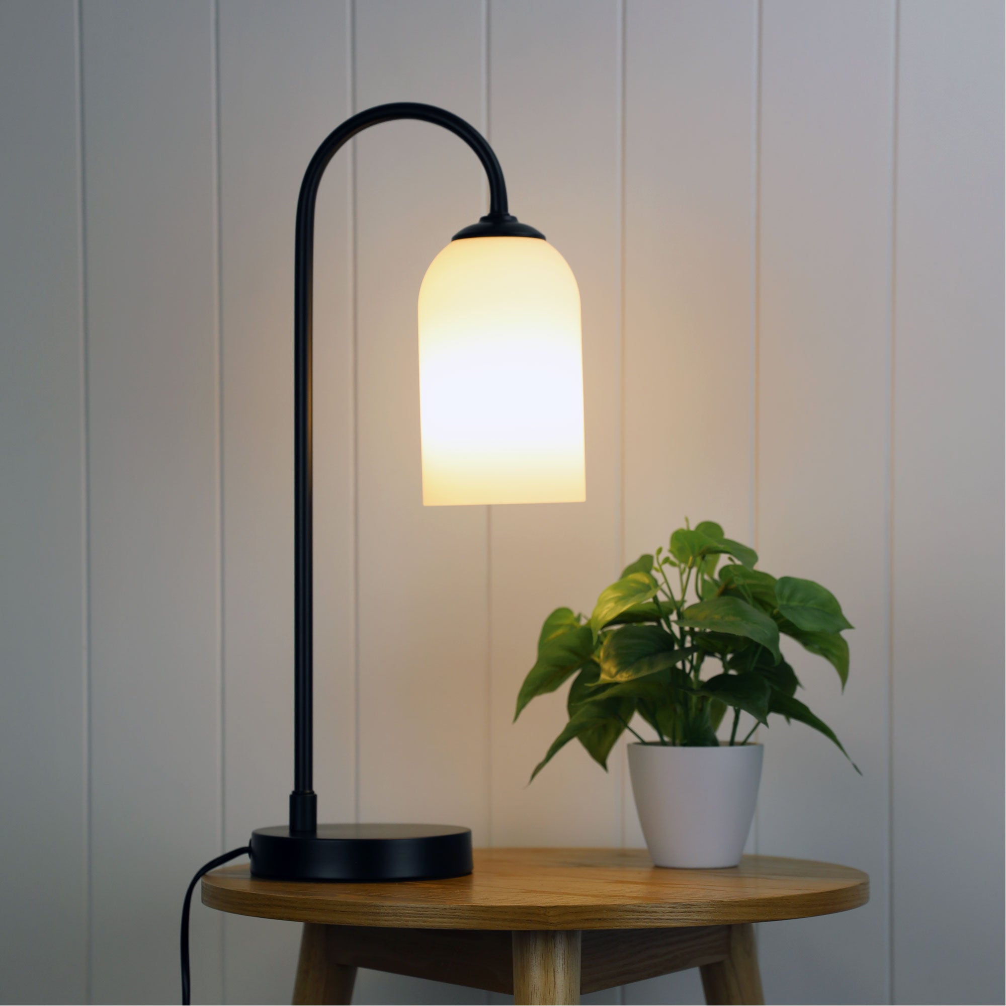 Buy Desk Lamps Australia Arlington Table Lamp Matt Black - SL93311BK