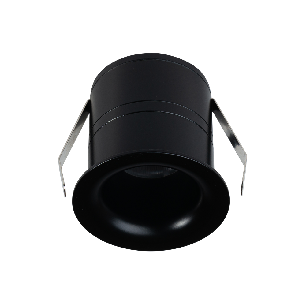 Buy Recessed LED Downlights Australia Star Spot Recessed LED Downlight 3W Black Aluminium 3000K - S9362WW/BK