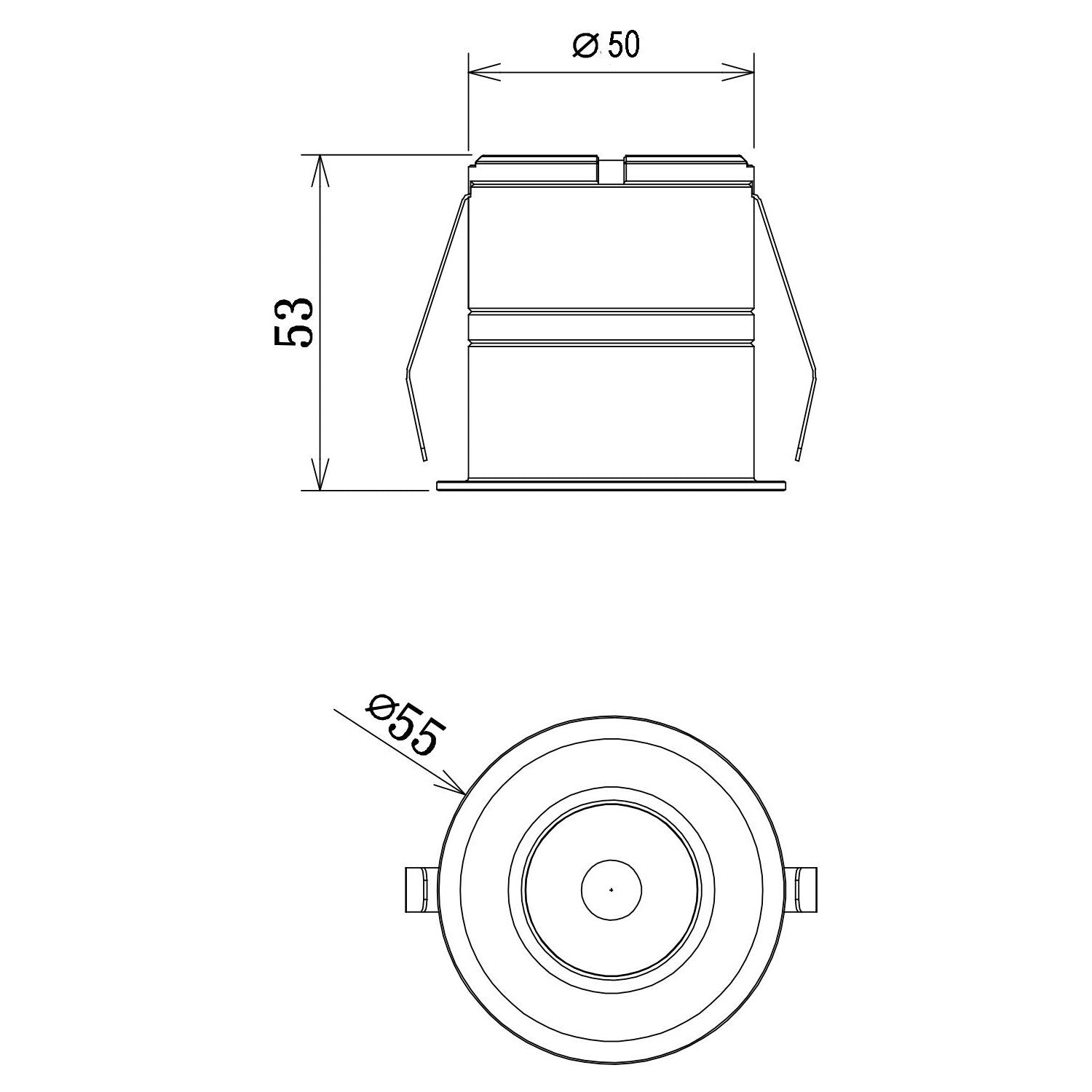 Buy Recessed LED Downlights Australia Star Spot Recessed LED Downlight 7W White Aluminium 3000K - S9363WW/WH