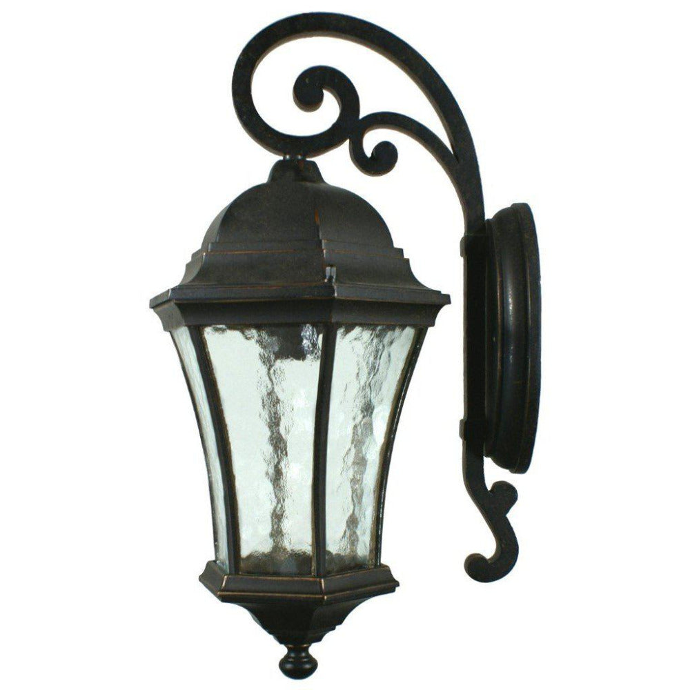 Strand Small Outdoor Wall Light Antique Bronze IP44 - 1000499