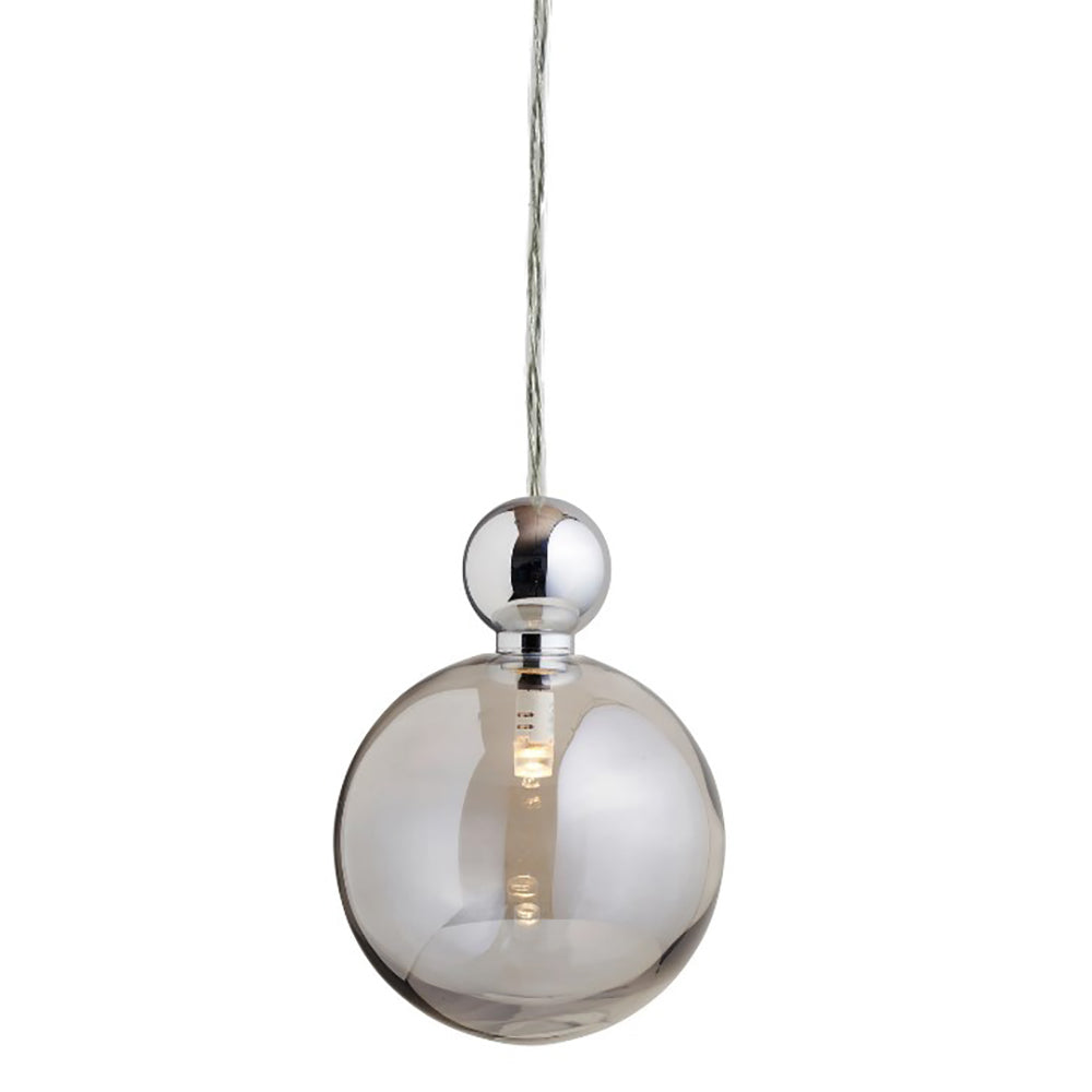 Uva Mini Pendant Light 12V Multi W100mm Shiny Silver - LA1019M