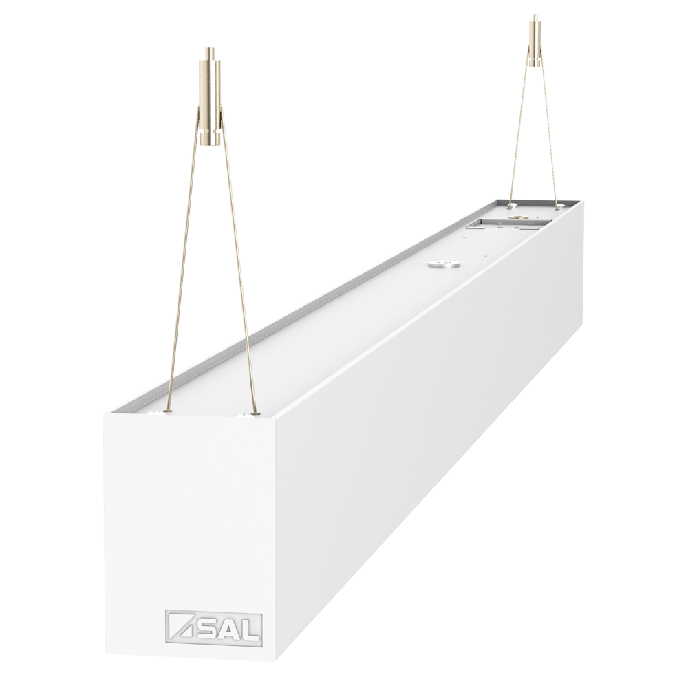 Buy LED Linear Lights Australia Titan LED Linear Light 40W White Aluminium TRI Colour - S9776/40TC