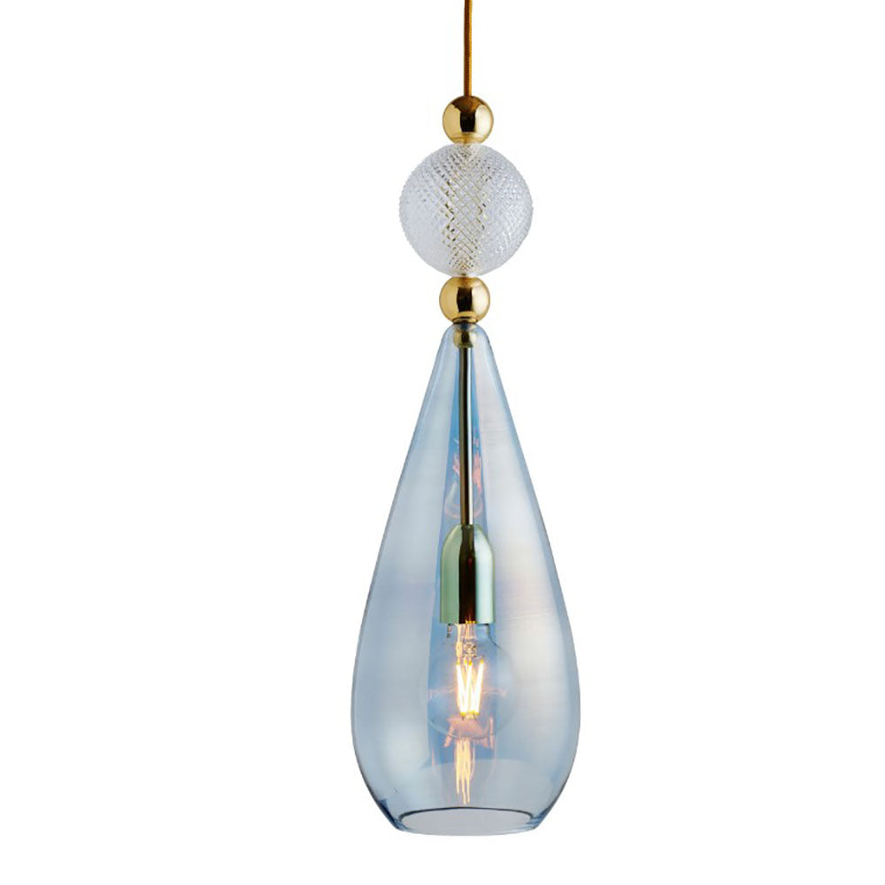 Smykke Pendant Light W180mm Glass Check Ball - LA101