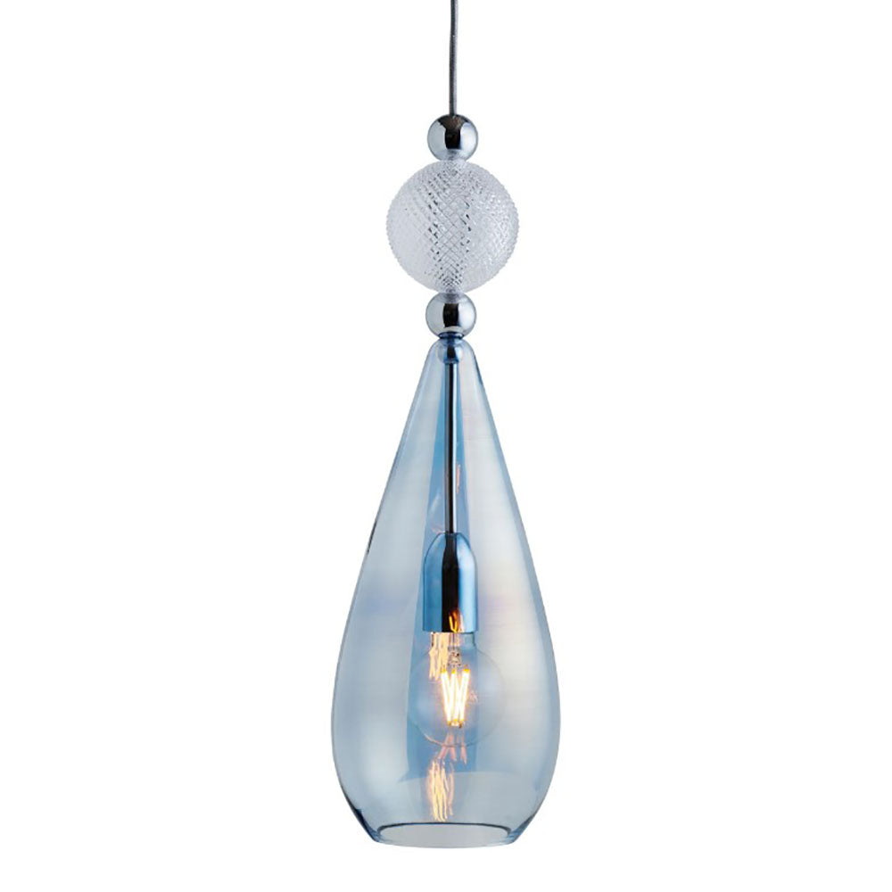 Smykke Pendant Light W180mm Glass Check Ball - LA101