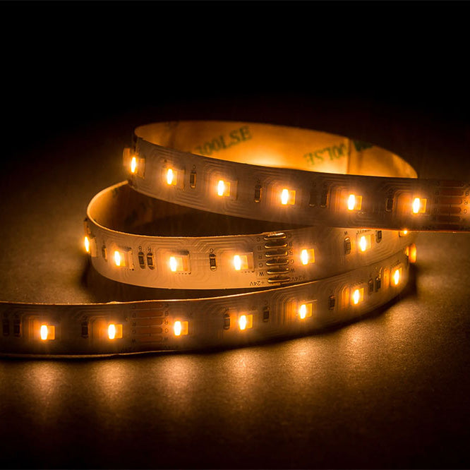 LED Strip Light 24V DC 24W W14mm IP67 RGBCW - HV9752-IP67-60-RGBCW