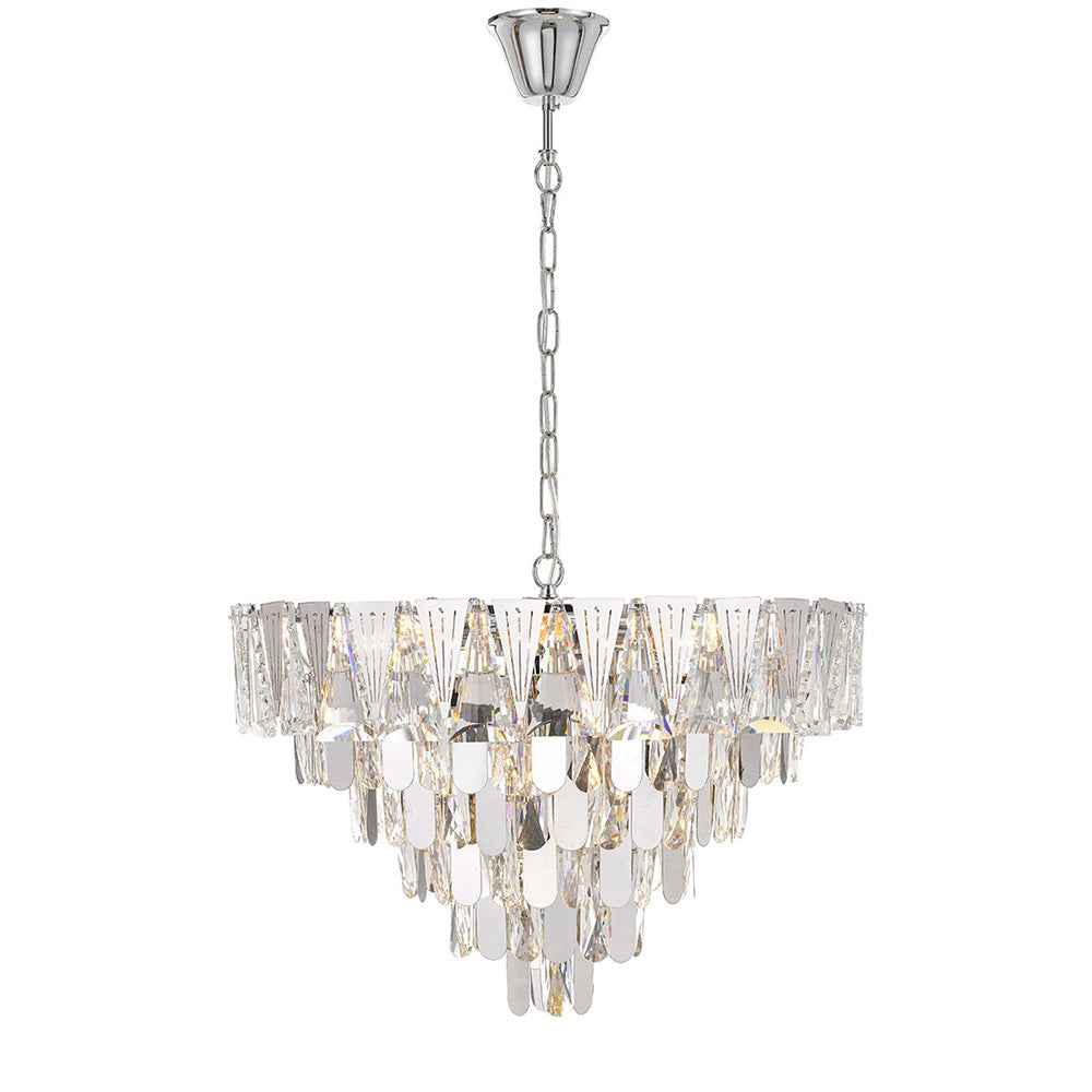 Buy Pendant Lights Australia Valerie 10 Light Pendant Chrome - VALERIE PE60-CH