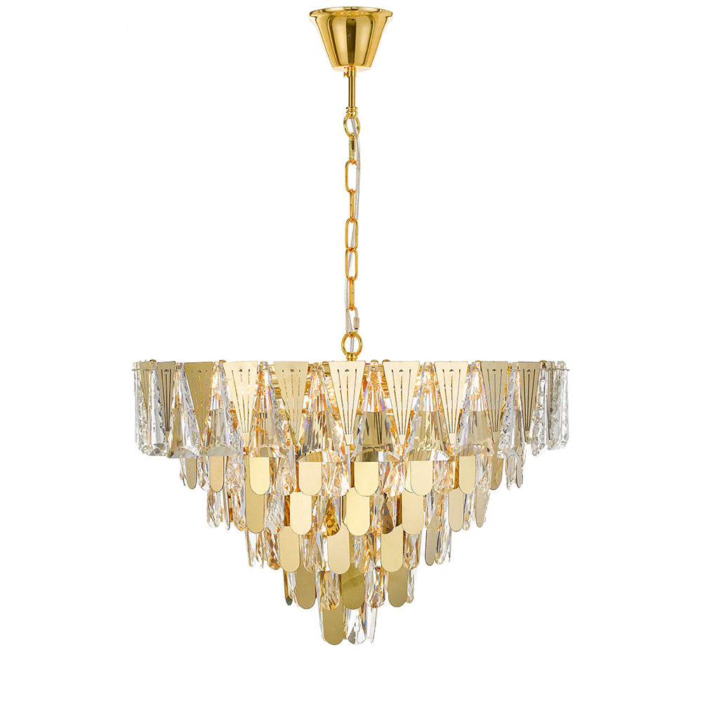 Buy Pendant Lights Australia Valerie 10 Light Pendant Gold - VALERIE PE60-GD