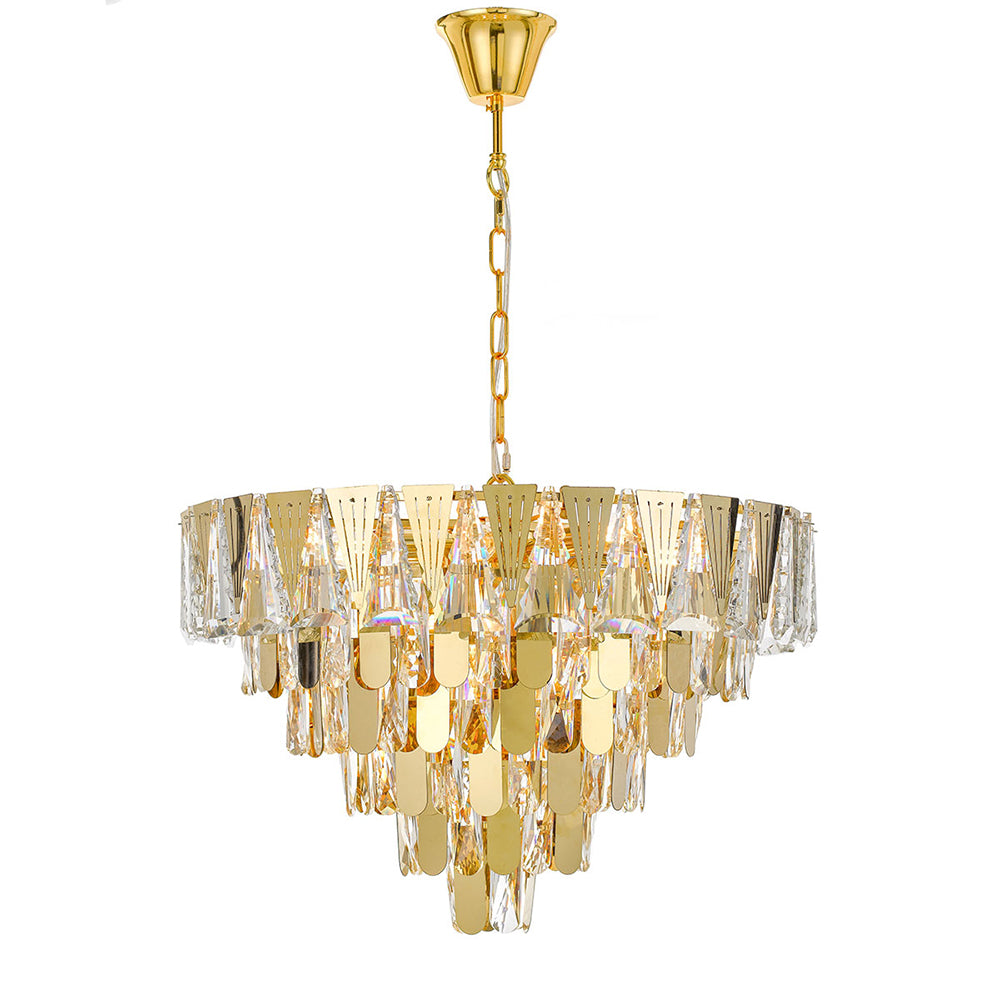 Buy Pendant Lights Australia Valerie 10 Light Pendant Gold - VALERIE PE60-GD